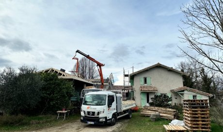 Rénovation de toiture avec désamiantage à Saint-Marcellin