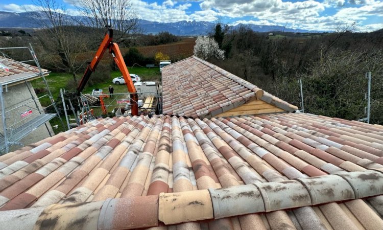 Rénovation de toiture avec désamiantage à Romans sur Isère