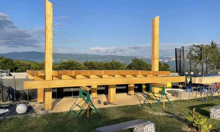 Fabrication terrasse en bois à Saint-Marcellin  - DTV FAISAN